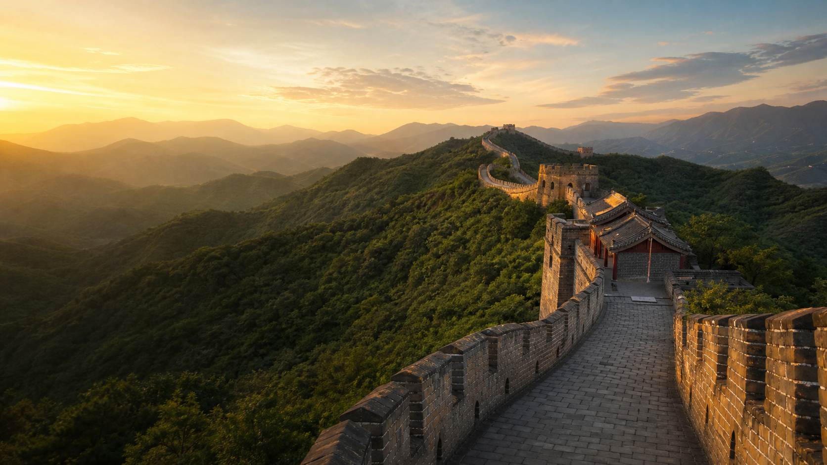 Kinesiska muren vid Beijing